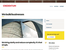 Tablet Screenshot of credentum.com